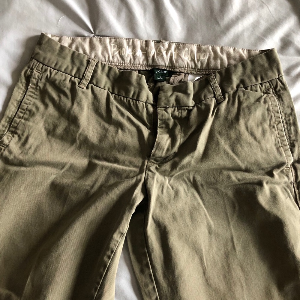 Olive broken-in Scout Chino